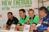 Rallye Český Krumlov: Tisková konference před startem